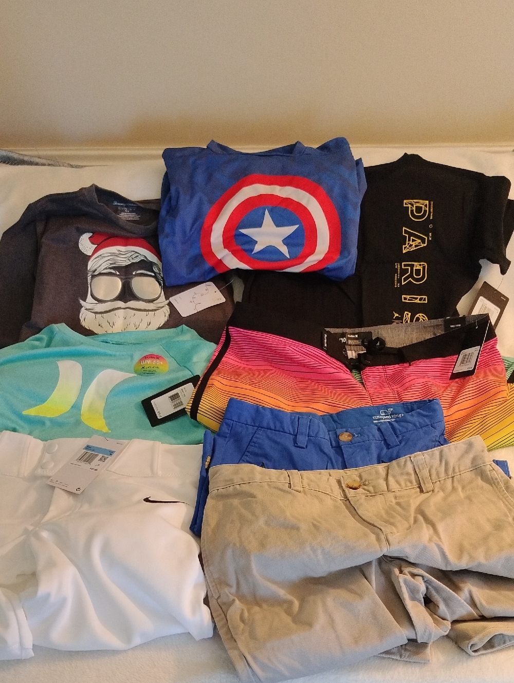 Nike Hurley Tommy Bahama Vineyard Vines Jordan Kids Shirt Shorts Pants Bundle